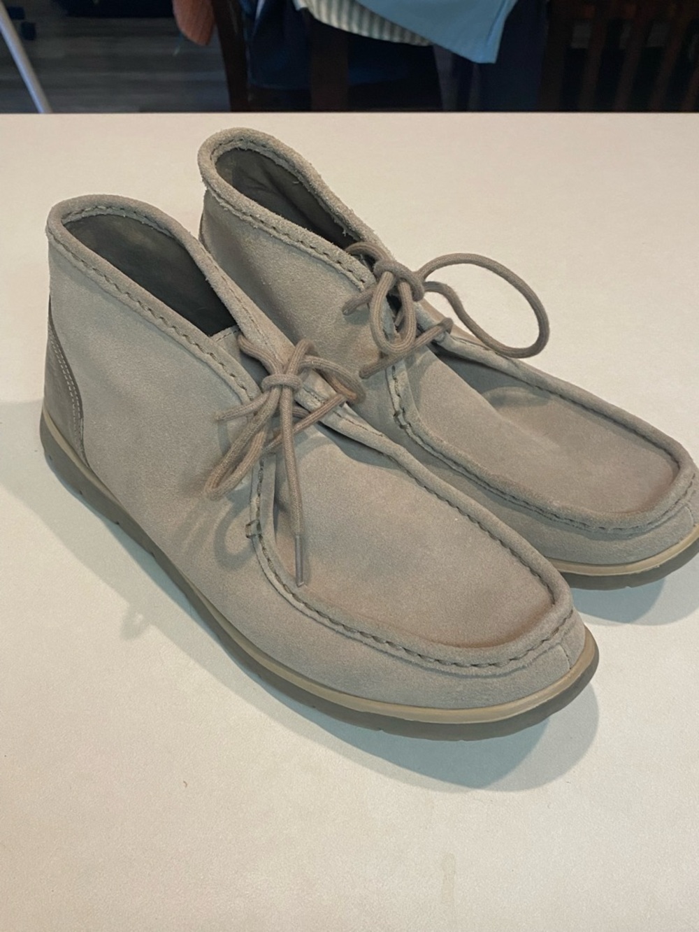 UGG HENDRICKSON CHUKKA ANKLE BOOTS CASUAL GREY SUEDE MENS SZ 11